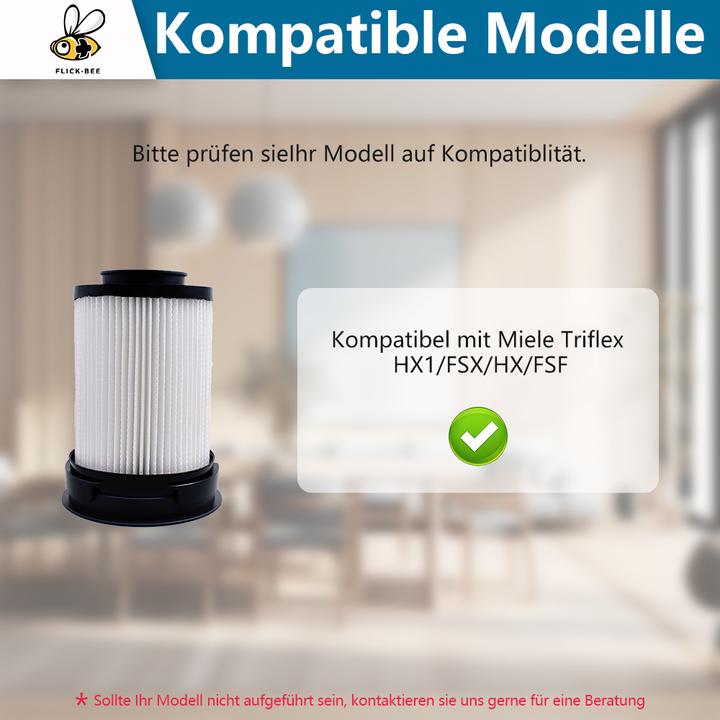Produktbild Flickbee Filter zu Miele TriFlex HX1 Staubsauger