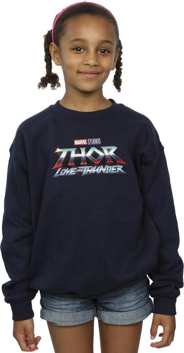 Image du produit - Sweat THOR LOVE AND THUNDER LOGO - Fille (140, 146)