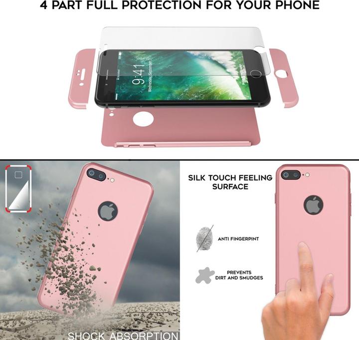 Image du produit Nalia Étui pour téléphone portable 360 degrés (Apple iPhone 7 Plus)
