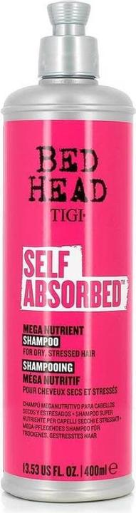 Tigi Nourishing shampoo for dry and stressed hair Bed Head Self Absorbed (Mega Nutrient Shampoo) - (400 ml)