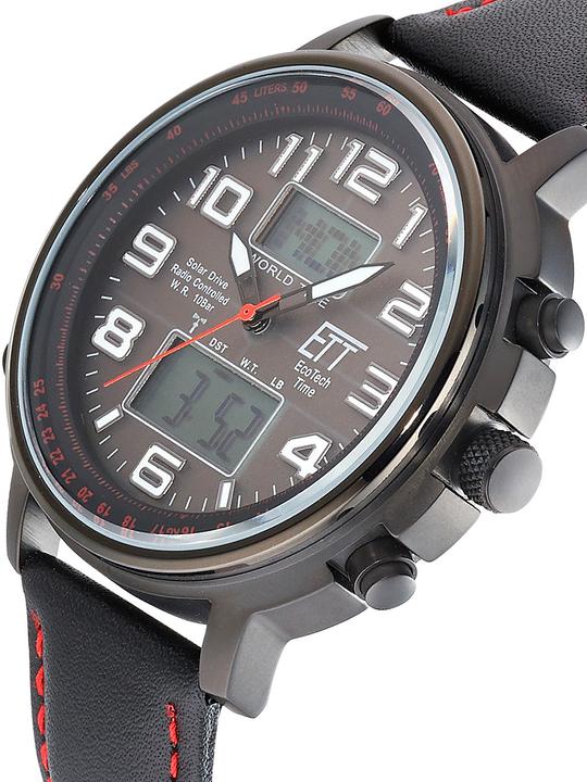 Image du produit ETT EGS-11452-22L Solar Drive Montre radio Hunter II pour homme 48mm 10ATM (Montre radio-pilotée, 48 mm)