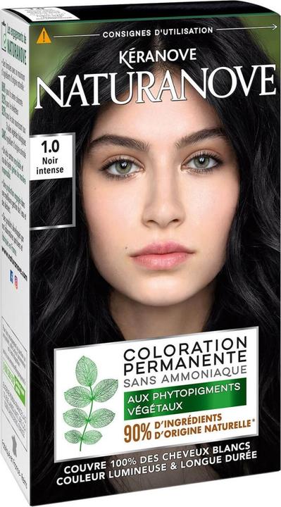 Kéranove Naturanove - Dauerhafte Haarfarbe Schwarz 1.0 (1.0)
