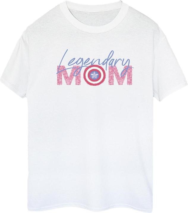Avengers Captain America Mum BaumwollBoyfriend TShirt