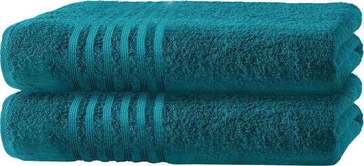 Casativo Serviettes de bain coton luxueux, set de 2 pièces (100 x 150 cm)