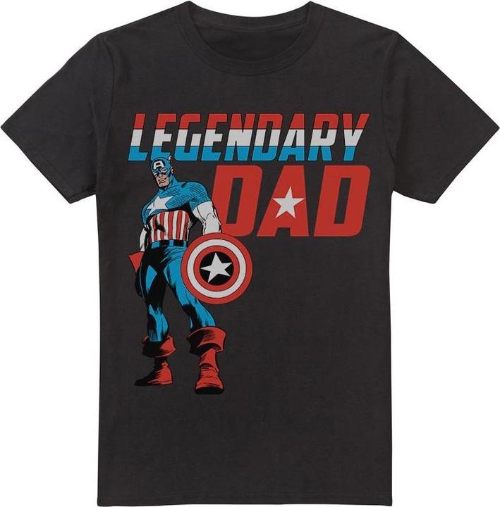 Captain America Legendary Dad TShirt (S)
