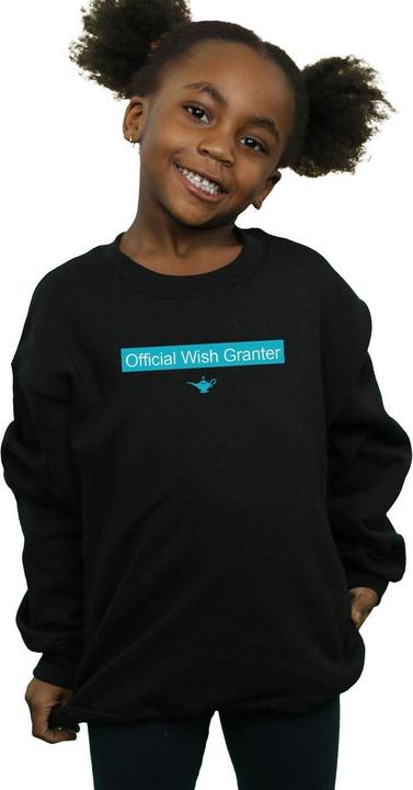 Actual product image Disney Girls Aladdin Official Wish Granter Sweatshirt (128)
