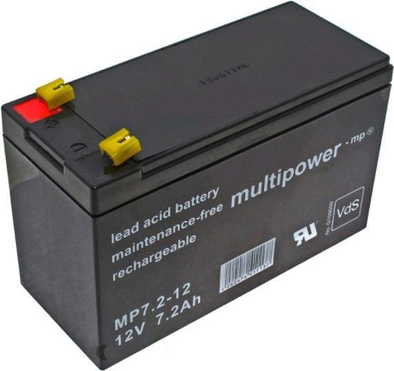 Produktbild Multipower MP7,2-12 USV-Batterie (12 V, 7200 mAh)