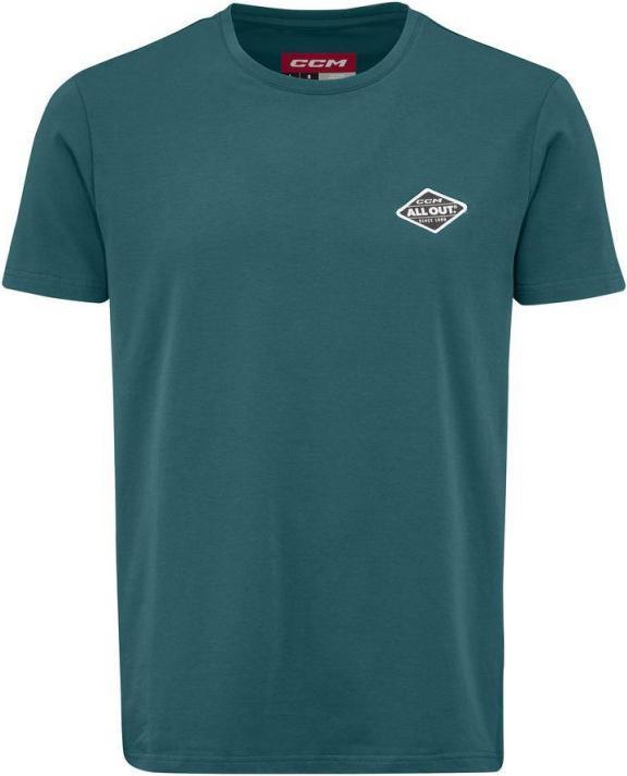 Actual product image CCM OUTDOOR SS TEE A YT GALACTIC TEAL XL (5251116) (XL)