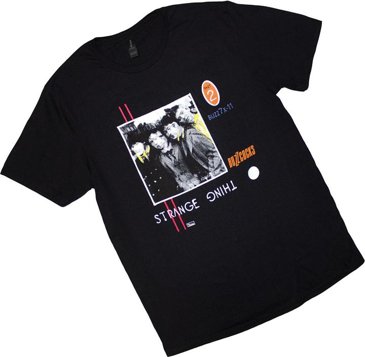Actual product image Buzzcocks Unisex Adult Strange Thing T-Shirt (XXL)