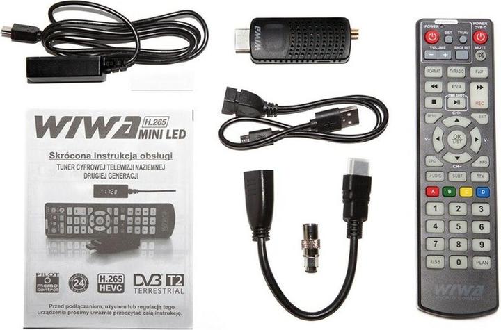 Produktbild Wiwa TUNER DVBTT2 H265 MINI LED (DVB-T2, DVB-T)