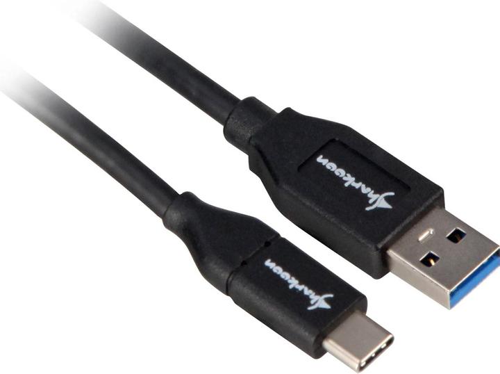 Produktbild Sharkoon USB A – USB C (1 m, USB 3.1)