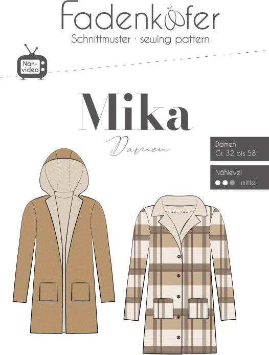 Image du produit Fadenkäfer Patron Manteau Mika