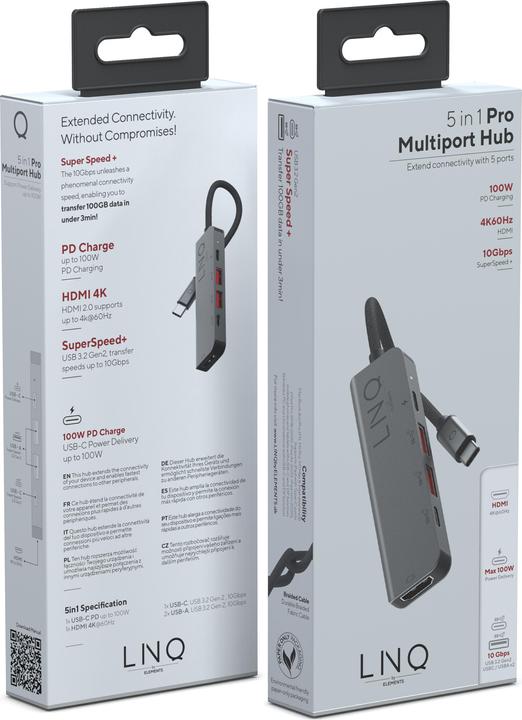 Produktbild LINQ Connects 5in1 Pro (USB-C, 1 Ports)