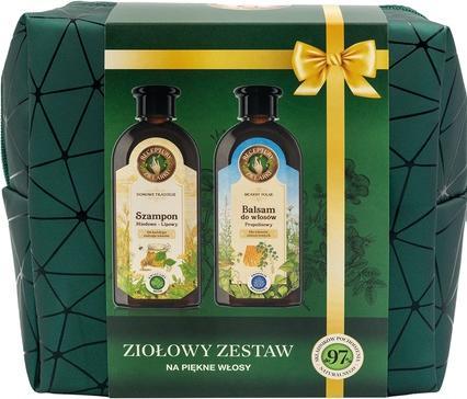 Eurus Receptury Zielarki Herbal Set: Natürliches Honig-Linden-Shampoo 350ml und Haarbalsam mit (Haarpflege set)