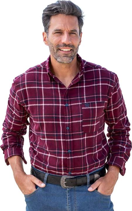 Actual product image Atlas For Men Mens Checked Flannel Shirt (Pack of 2) (XXL)