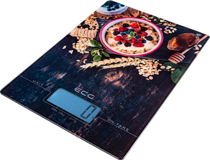 ECG KV 1021 Berries Multicolor Countertop Rectangle Electronic Kitchen Scale