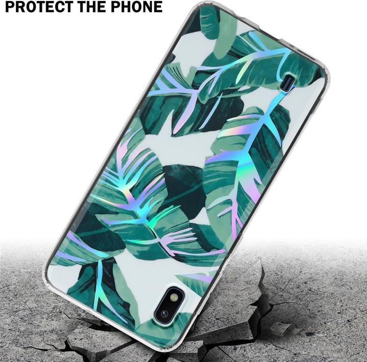Immagine prodotto Cadorabo IMD TPU Colorful Flowers & Leaves Cover (Samsung Galaxy A10, HTC One M10)