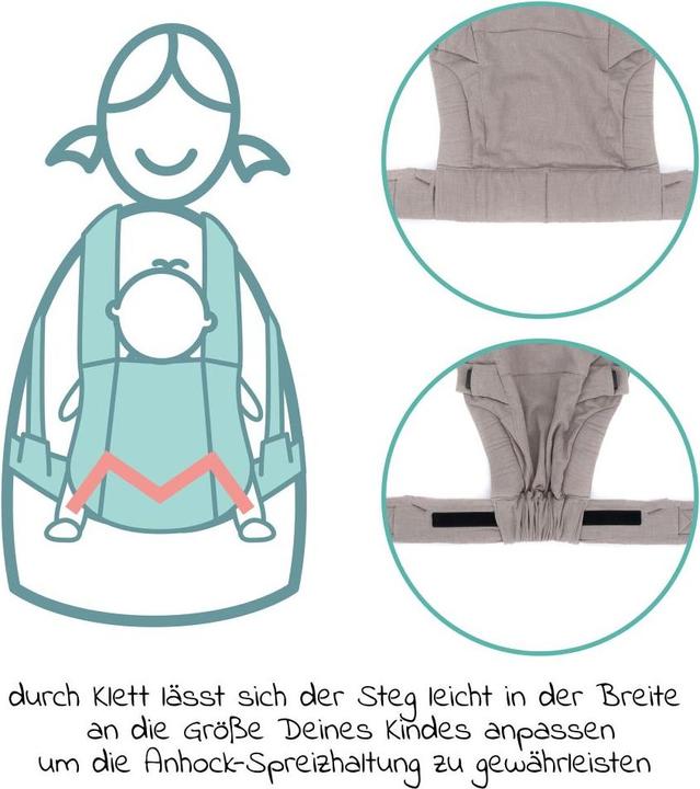 Actual product image Fillikid Baby carriers & slings Baby carrier Natural from 3.5 -20 kg