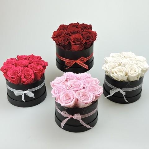 Actual product image Myflower Rose box (Infinity Flowers)