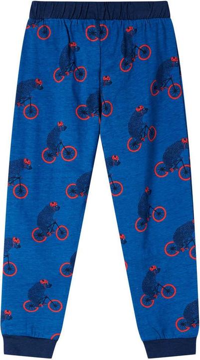 Produktbild VidaXL Kinderpyjama mit Langen Ärmeln Petrolblau 140,Material (140)