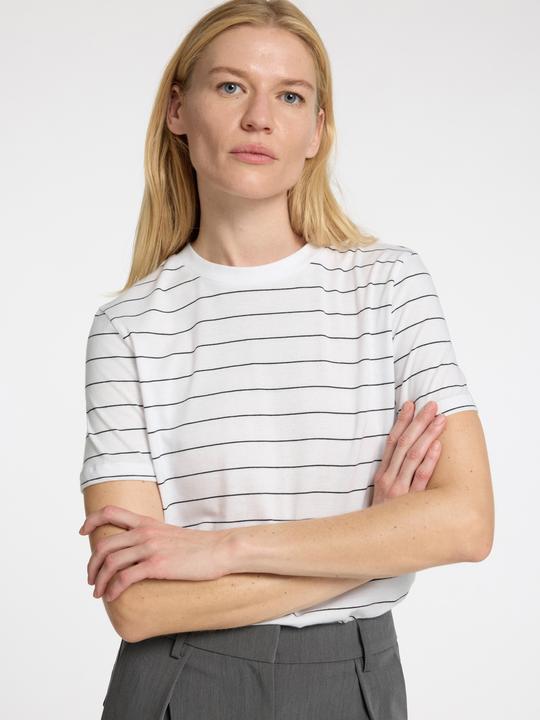 Image du produit Selected Femme T-shirt en coton rayé (XL)