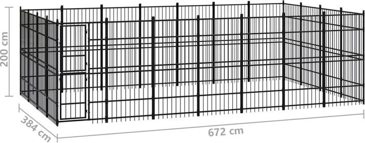 Actual product image VidaXL Sancho (Dog kennel)