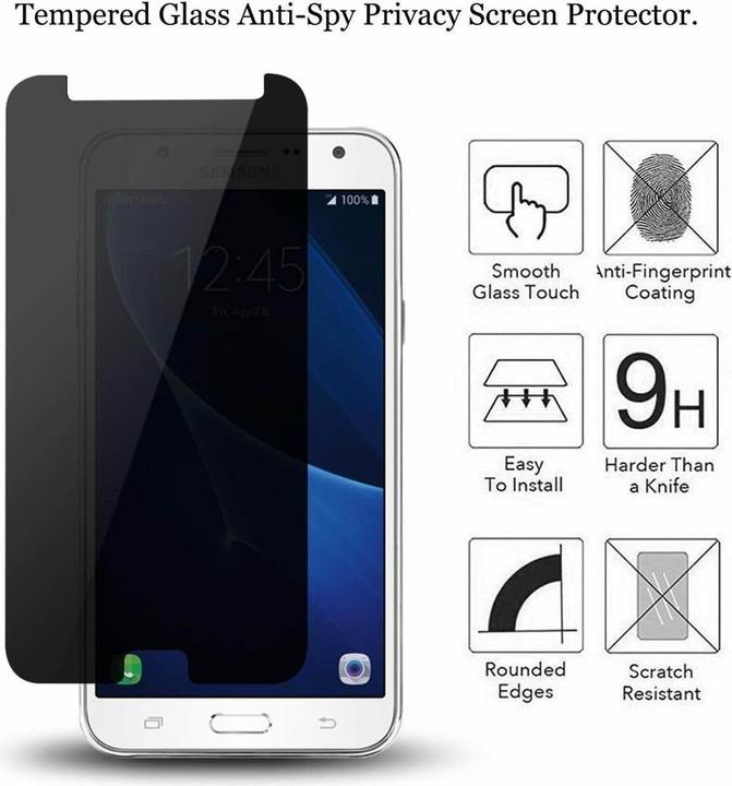 Actual product image JTI Privacy screen for the Samsung Galaxy J3 Prime (1 Piece, Samsung Galaxy J3 Pro)
