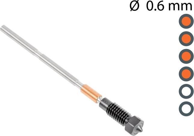 Prusa Nozzle ObXidian - 0.6 mm für Nextruder (Düse)