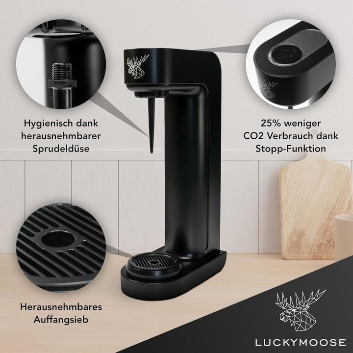 Actual product image Luckymoose Infinity Wassersprudler