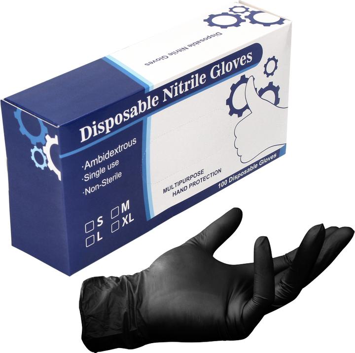 Image du produit Tool Brothers Gants jetables en nitrile en boîte distributrice - 100 pièces taille S / petit - non stérile (S)