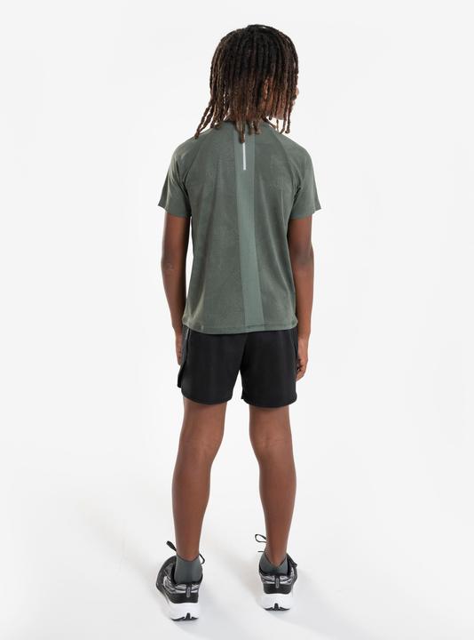 Actual product image Kiprun Laufshirt kurzarm Kinder nahtlos - TS Light 900 khaki (146)