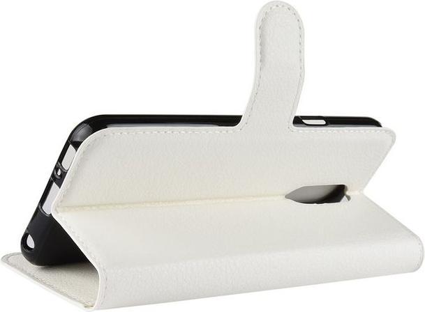 Actual product image MU Classic Litchi Leather Bookcover Series (LG Q7+, LG Q7)