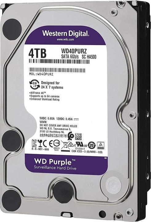Image du produit WD Pourpre (4 To, 3.5", CMR)