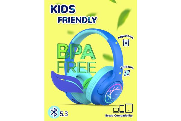 Produktbild Iclever Headphone Kids BT & Cable LED