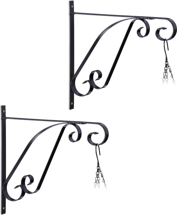 Actual product image Relaxdays 2x hanging basket holder