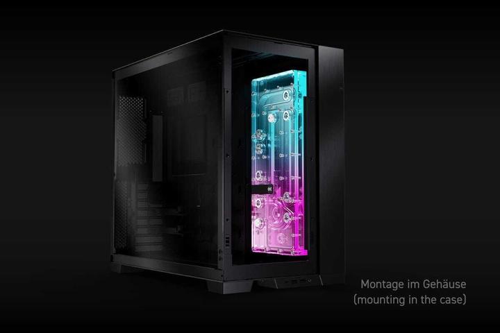 Produktbild Alphacool PUM Core Distro Plate O11 Dynamic Evo/XL mit Apex VPP Pumpe