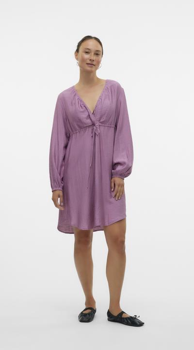 Actual product image Mamalicious Regular fit V-neck Elasticated cuffs Short dress Dress (XXL)
