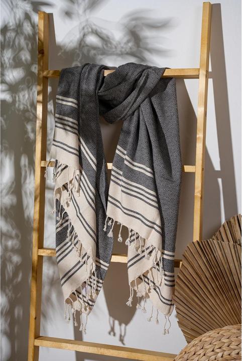 Image du produit Foutastic Strandtuch New Diamond Black, Schnelltrocknend: Ja, Breite (90 x 170 cm)