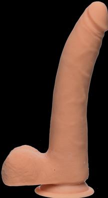 Actual product image Doc Johnson The D - Realistic D - Slim with Balls - Ultraskyn