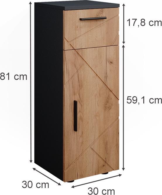 Produktbild Vicco Irma (30 x 30 x 81 cm)