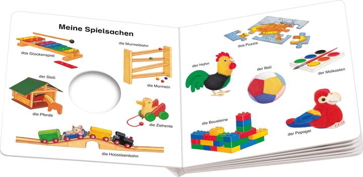 Actual product image Ravensburger First pictures - First words: My peep hole book (German)