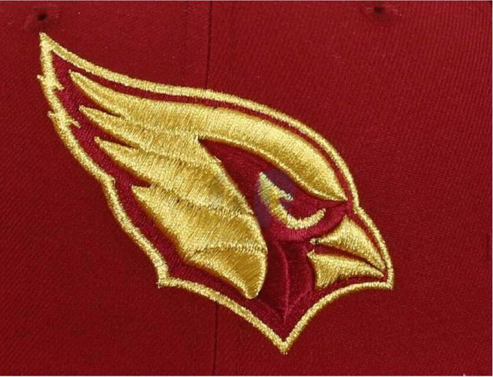 Produktbild New Era NFL - Arizona Cardinals - Gold Logo 59Fifty Cap Rot 7 1/8 (56)