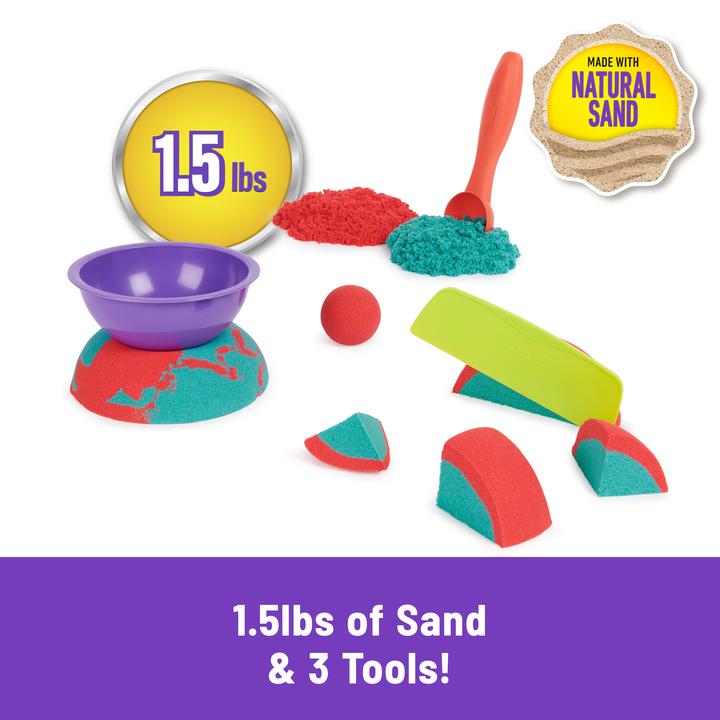 Actual product image Spin Master Kinetic Sand Mold n’ Flow