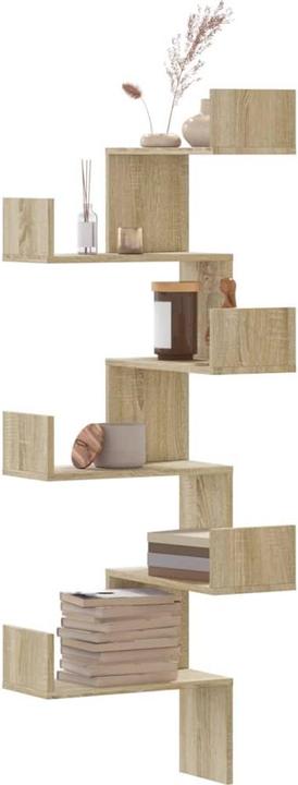 Immagine prodotto VidaXL Scaffale a muro ad angolo (45 x 45 x 147 cm)
