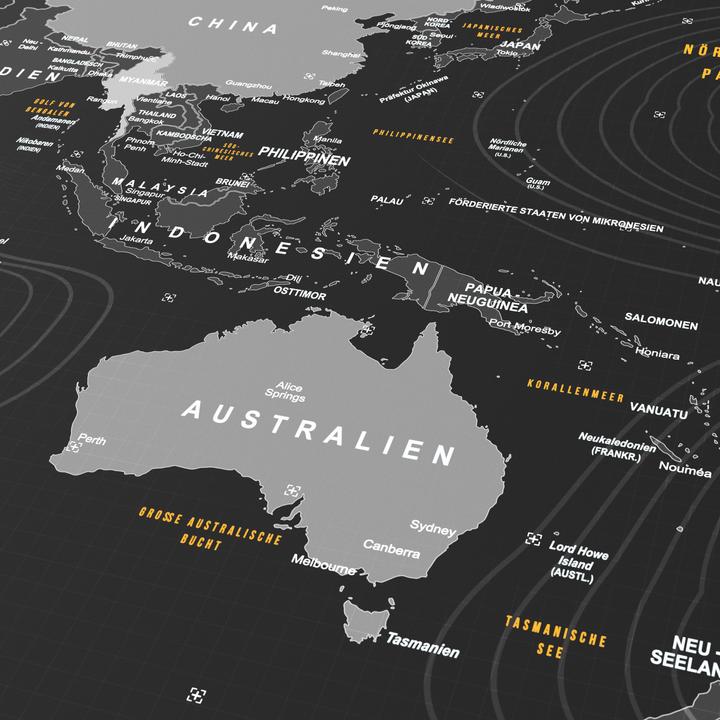 Actual product image Titanwolf Gaming mouse pad, 1600 x 600mm XXXL speed gaming mouse mat, mouse pad extra-large surface, world map (XXL)