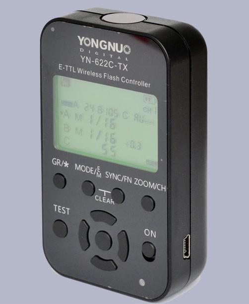 Produktbild Yongnuo Radijo siųstuvas Wireless Flash Controller YN-622C-TX E-TTL (Canon) (Blitzfernsteuerung)