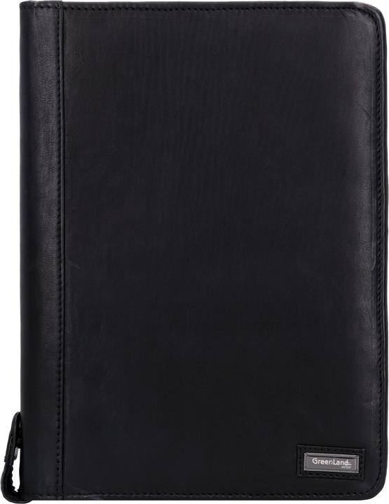 Actual product image Greenland Nature Black Nappa ring wallet leather 33 cm (1 x)