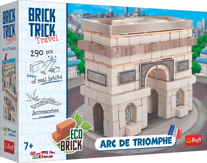 Trefl Bouw de EKO Klocki Triomfboog van bakstenen (290 onderdelen)