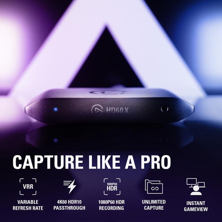 Productafbeelding Elgato HD60X (PC, PS5, Xbox serie X, Xbox serie S)