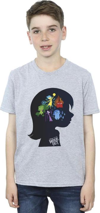 Image du produit Disney - T-shirt INSIDE OUT HEAD SILHOUETTE - Garçon (152, 158)